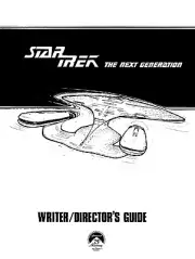 STAR TREK TNG, WRITER DIRECTORS GUIDE, AUTOGRAPHED BY DAVID GERROLD