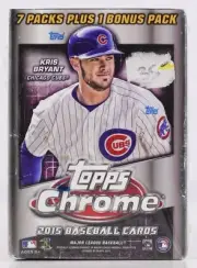 2015 Topps Chrome Baseball 8-Pack Blaster Box
