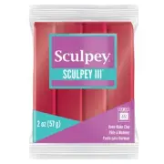 Sculpey III Oven-Bake Clay 2oz-Deep Red Pearl