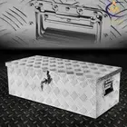 30in Aluminum Diamond Plated Tool Box for Full Size Pickup Truck Storage
