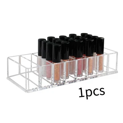 8 Cube Sections Makeup Organizer Clear Acrylic Compact Organizer 8 Spaces Clear