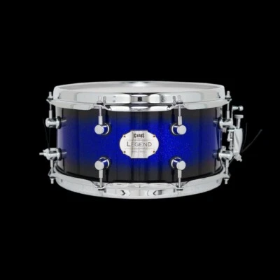 SNARE DRUM CHAOS LEGEND 13x6.5 MAPLE SNARE DRUM - BLUE SPARKLE BURST