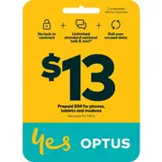 Optus $13 Voice 5G SIM Starter Kit