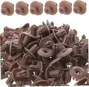 MUCKLILY 50Pcs Durable Plastic Push Rivets for Car Bumper Repair Vibration Resistant Fixing Clips for Auto Bumper