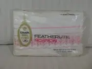 Vintage Cannon Royal Family Featherlite Twin Flat Sheet Embroidered Pink NOS E1