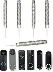 [TEKCAM] 5 Pack Doorbell Removal Pin, Doorbell Key Replacement Compatible with Blink/Google Nest/Arlo/Eufy Video Doorbell Removal Tool, Video Doorbell Key Release Key Tool, Security Pin Key