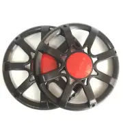 2 Pcs 8" ABS Plastic Speaker Cover Grill For Car Audio DJ PA Speaker Black & Red