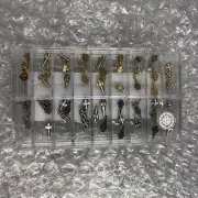 AB-619PCF 54PCS Watch Crown Chronograph Button Flat Head Drive in Watch Pusher
