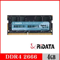 在飛比找momo購物網優惠-【RiDATA 錸德】4GB DDR4 2666/SO-DI