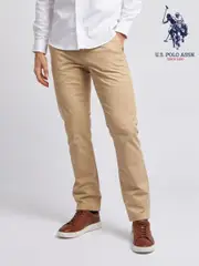 U.S. Polo Assn. Brown Mens Classic Chinos Trousers (N98188) | $150