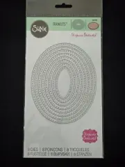 New! Sizzix Framelits Nesting Dotted Ovals #561840