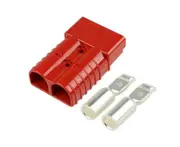 2X 350AMP Connectors Anderson Style Plug DC Power Solar Caravan 2/0AWG RED