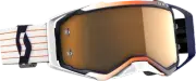Scott USA 285536-1006324 Prospect Amplifier Goggles Blue/White - Gold Chrome ...