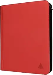 Rayvol Toploader Binder, Holds 300+ Toploaders 9-Pocket Top Loader Card Storage Album, Ringless Double-Sided Pockets for Cards in 3 x 4'' Toploaders