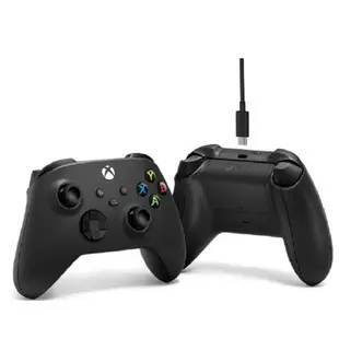 Xbox one/xbox Series X無線控制器/手把XBOX 原廠USB-C 纜線(磨砂黑)