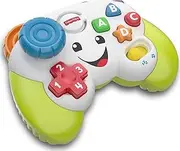 Fisher-Price Laugh & Learn Baby & Toddler Toy Game & Learn Controller Pretend Video Game with Music Lights & Activities Ages 6+ Months​
