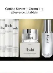 Combo Hoshi: 1x Cream + 1xSerum + 3x Collagen Effervescent Tablet-remove melasma