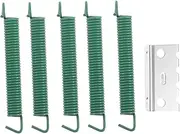 Abaodam 1 Set Electric Guitar Bridge Spring Kit Heavy Duty Tremolo Springs Base Plate with Screws for Easy Installation Compatible with Electric Guitar Repair Maintenance