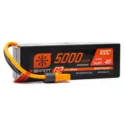 Spektrum SPMX54S100H5 5000mAh 4S 14.8V Smart G2 LiPo 100C Battery: IC5