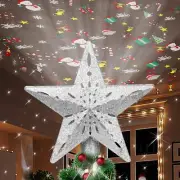 Star Christmas Tree Topper Lighted with 6 Projection Modes - Spark Christmas ...