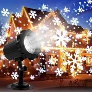 Christmas Snowflake Projector Lights Outdoor - IP65 Waterproof LED Snowfall Proj