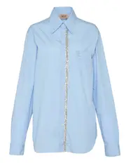 [N21] Sequin Button Shirt