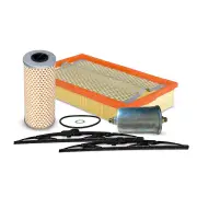 Sakura Front Wiper Blades & Filter Service Kit for Ssangyong Korando 2.3L 98-98