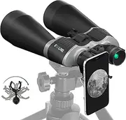 [ESSLNB] Astronomy Binoculars 13-39X70 Zoom Giant Binoculars with Tripod Adapter Phone Adapter and Case Binoculars for Bird Watching Hunting and Stargazing (13-39X70)