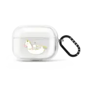 AirPods Pro 2 Impact Case cute cat on a unicorn