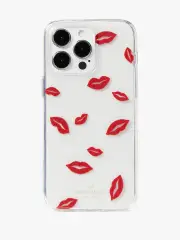 Lip Toss Printed Glitter Case - iPhone 15 Pro Max
