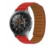 Magnetic Silicone Watch Straps Compatible with the Xiaomi Amazfit Stratos, Stratos 2 - Red