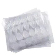 10 Sheets (240pcs) Double-side Nail Glue Sticker False Nail Glue Jelly Gel Tape Clear