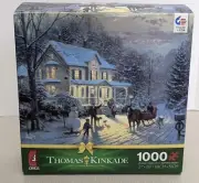 Thomas Kinkade 1000 Piece Ceaco Jigsaw Puzzle, Home for the Holidays (27" x 20")