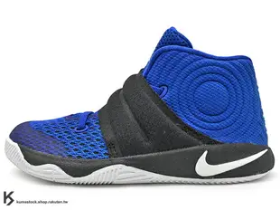 [16cm] 2016 Kyrie Irving 最新代言鞋款 台灣未發售 NIKE KYRIE 2 II TD BT DUKE 幼童鞋 BABY 鞋 黑藍 杜克 藍魔鬼 (827281-444) !