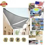 20' x 20' Triangle Sun Shade Sail - Breathable, Waterproof UV Block