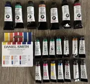 Daniel Smith Extra Fine Watercolors Set! Lot Of 27, 15ml & 20, 5ml Tubes! NEW!