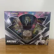 POKEMON TCG Arceus V Figure Collection Box (4 BOOSTER PACKS + PROMO)