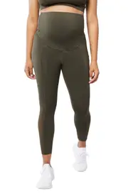 Ingrid & Isabel® Pocket Maternity 7/8 Leggings in Forest Night at Nordstrom, Size Medium