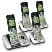 Telephone Cordless VTech Phone 4 Handset Caller ID Call Waiting Answering System