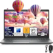 [DELL] Latitude 15 5000 5550 15.6" FHD Business Laptop Computer, Intel Ultra 7 155U (Beat i7-1355U), 64GB DDR5 RAM, 1TB SSD, WiFi 6, Bluetooth 5.3, Backlit Keyboard, Fingerprint Reader, Windows 11 Pro