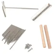 17 Keys Kalimba Thumb Finger Piano DIY Keys+Bridge+Tuning Hammer Kit1620