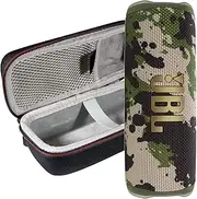 [JBL] Flip 6 IP67 Waterproof Portable Wireless Bluetooth Speaker with Exclusive Protective Hardshell Case (Squad Green Camo)