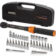 1/4inch Drive Click Torque Wrench Set 33pcs Bike Torque Wrench 125 N.m/10222.5i