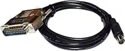 D-SUB 25PIN DB25 Male to M~ni DIN 8PIN MD8 Adapter FX0xs/FX0n/FX2n/FX1n to A970G0T FX9GT-CAB0 PLC Communication Cable(3m)