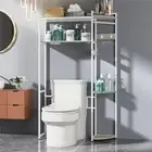 XL Large Over Toilet Shelf Bathroom Rack Laundry Washing Machine Storage Shelves