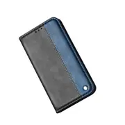Leather Case For Iphone 7 Plus With Holder and Card Slots and Wallet and Lanyard(Blue)
