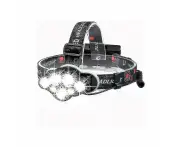 Phare puissant étanche de 40 000 lm - Lampe frontale rechargeable par USB
