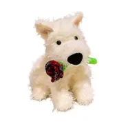 Cute Rose Dog Toy Plush Toy Plush Animal Valentine\'S Day Plush Toy