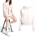 【ADIDAS 愛迪達】W BLUV Q2 JKT 女款 粉色 運動 連帽 外套IW8735