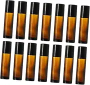 TOVINANNA 20Pcs 10ML Refillable Glass Essential Oil Roller Bottles with Caps Empty Aromatherapy Containers for Convenient Cosmetics Storage